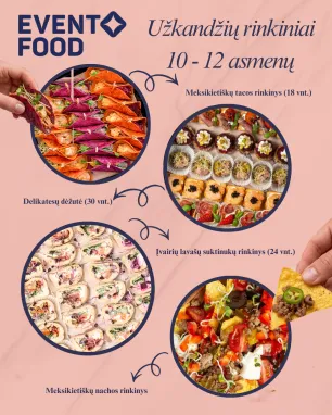 Užkandžių rinkinys "Party box", 10-12 asm.