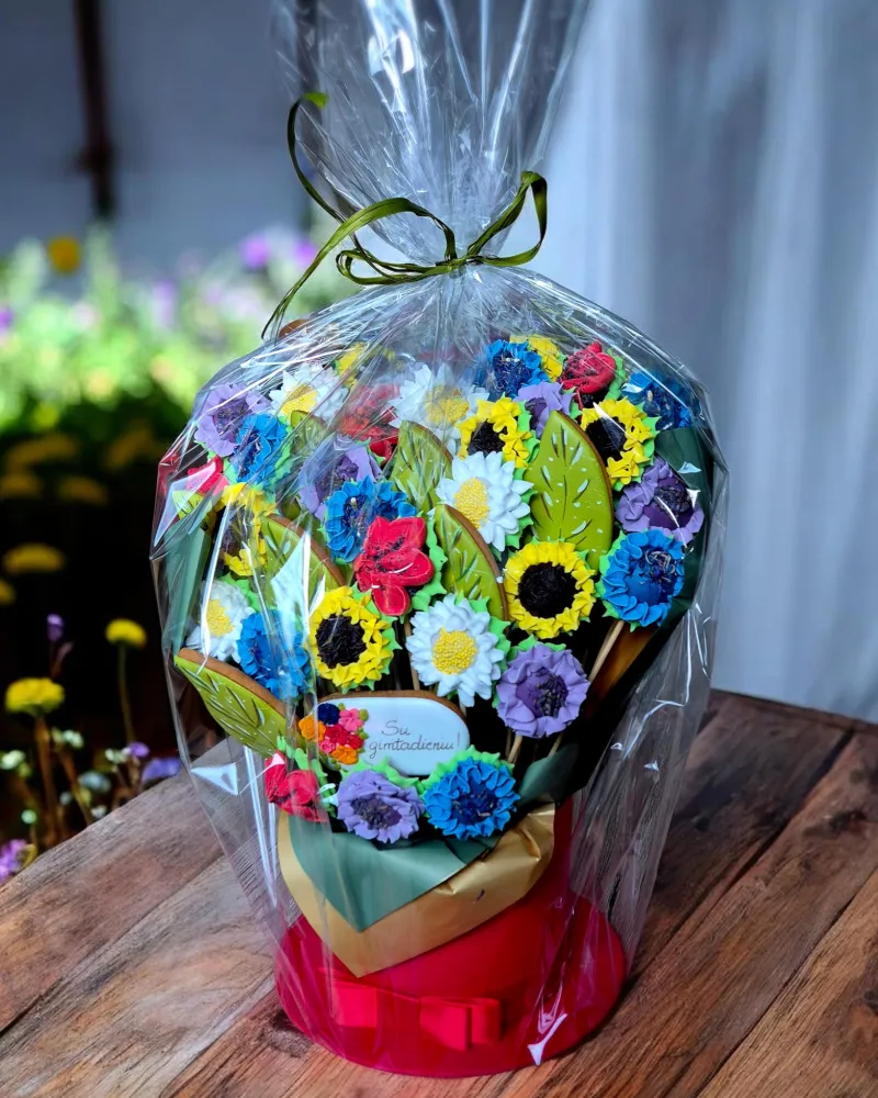 Meduolinė GĖLIŲ PUOKŠTĖ