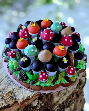 Meduolinis rinkinys GRYBŲ ŠEIMYNA