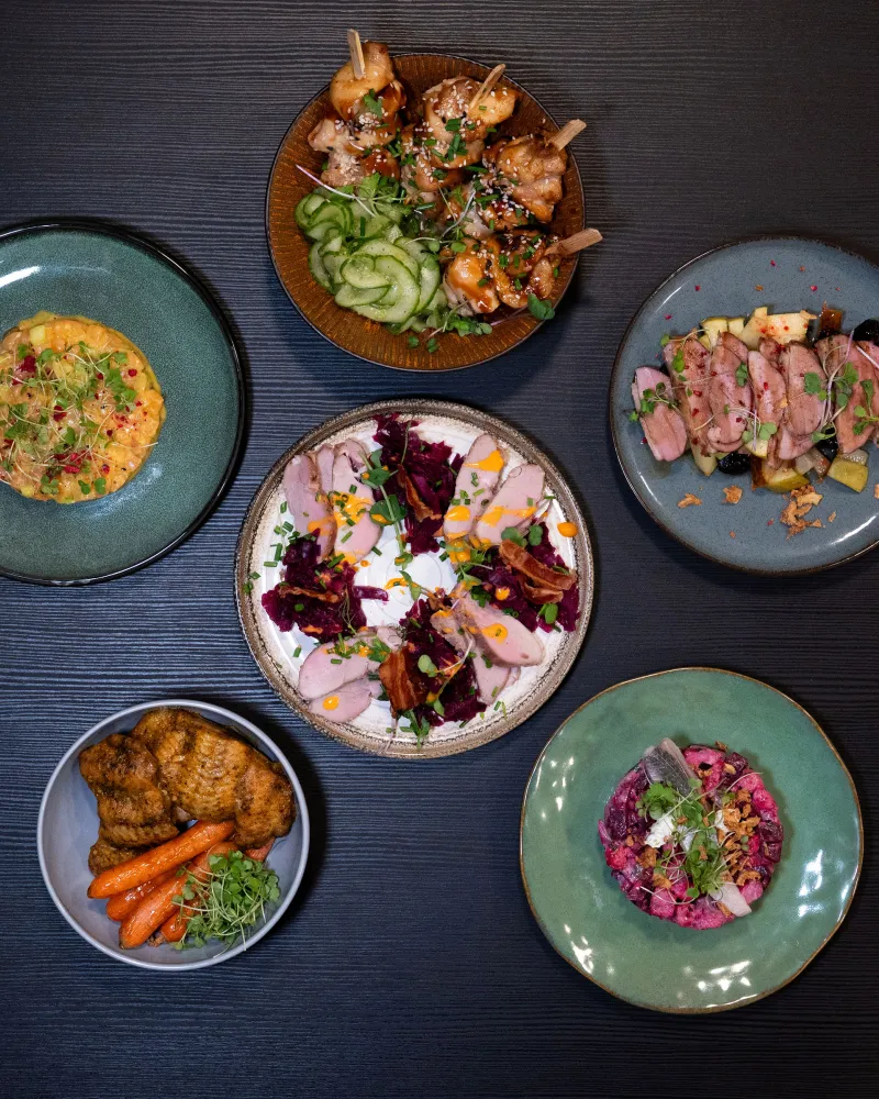 Mėsos ir žuvies patiekalų rinkinys (6 patiekalai)