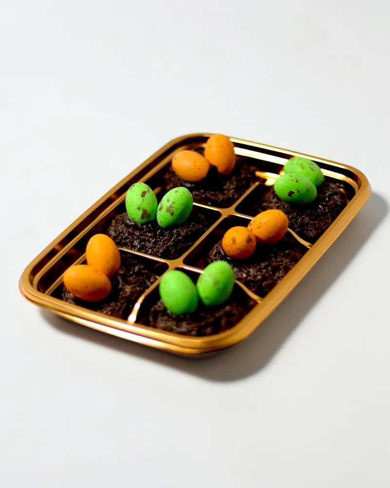 Šokoladiniai lizdeliai