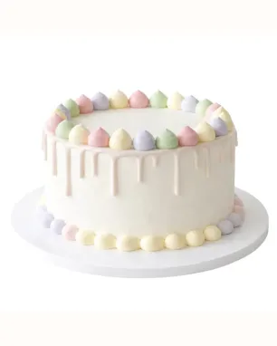 Tortas minimalistinis spalvotas