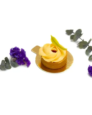 Mini tartaletė su citrusiniu kremu