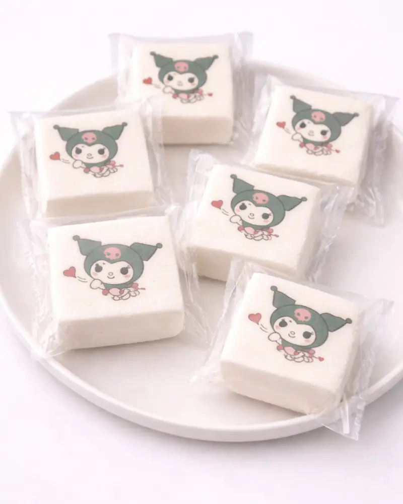 Marshmallows su temine spauda