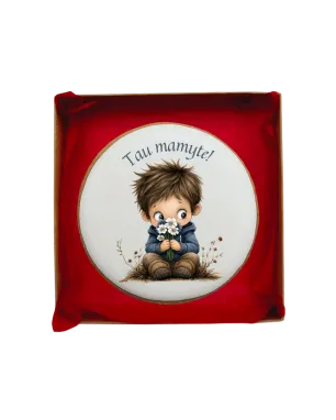 Dekoruotas meduolinis sausainis „Mamos diena12” 1 vnt.