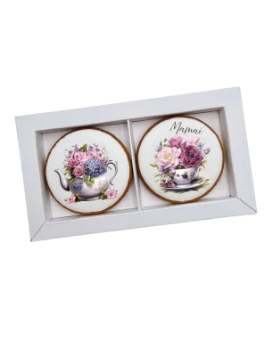 Dekoruoti meduoliniai sausainiai „Mamos diena8” 2 vnt.