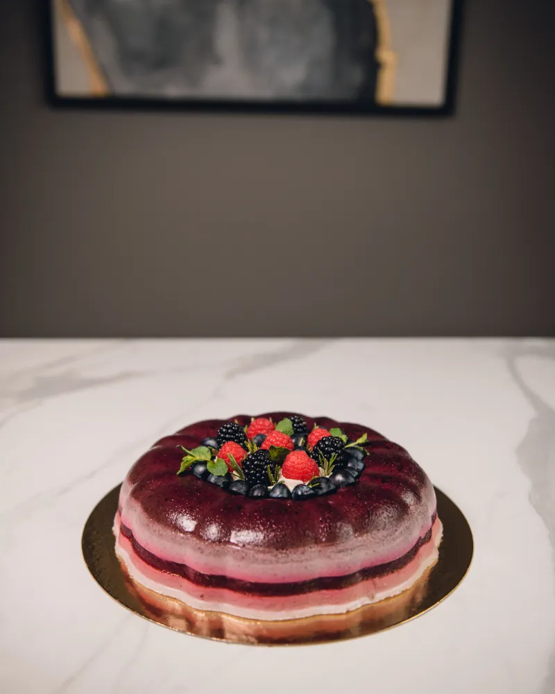 Natūralus želė tortas su vaisiais ir uogomis SOLIS, ~2 kg