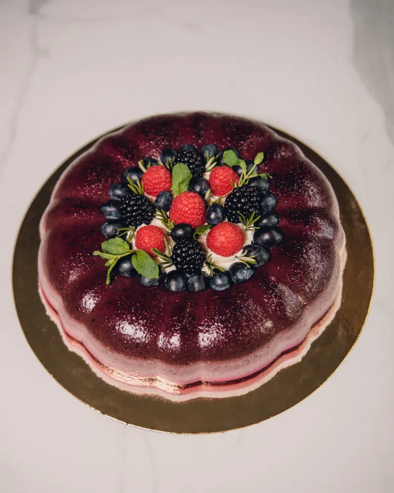 Natūralus želė tortas su vaisiais ir uogomis SOLIS, ~2 kg