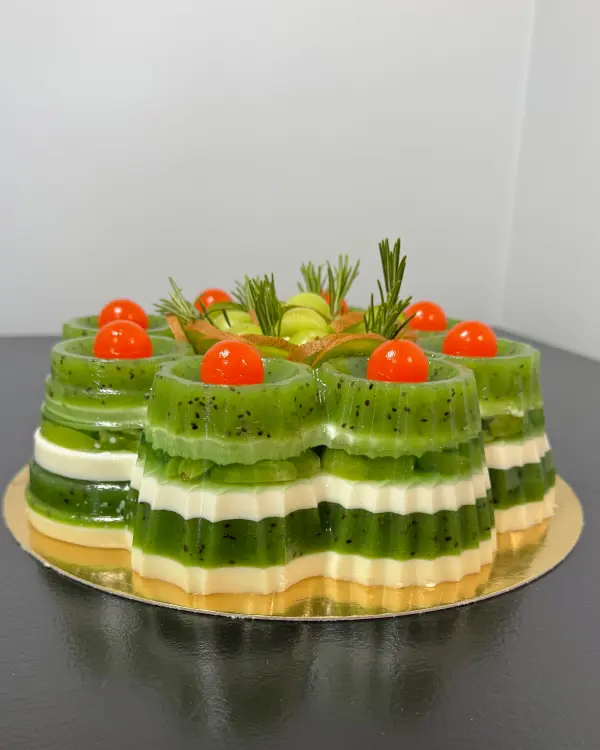 Natūralus želė tortas su vaisiais ir uogomis ŽALGIRIS, ~2 kg