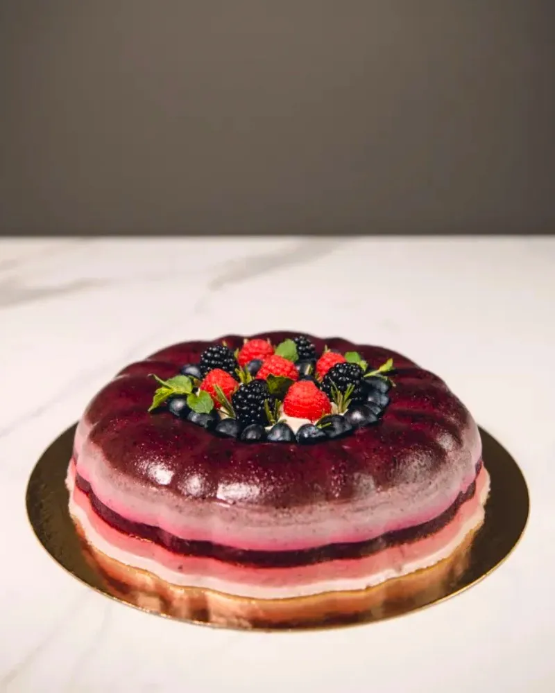 Natūralus želė tortas su vaisiais ir uogomis SOLIS, ~2 kg