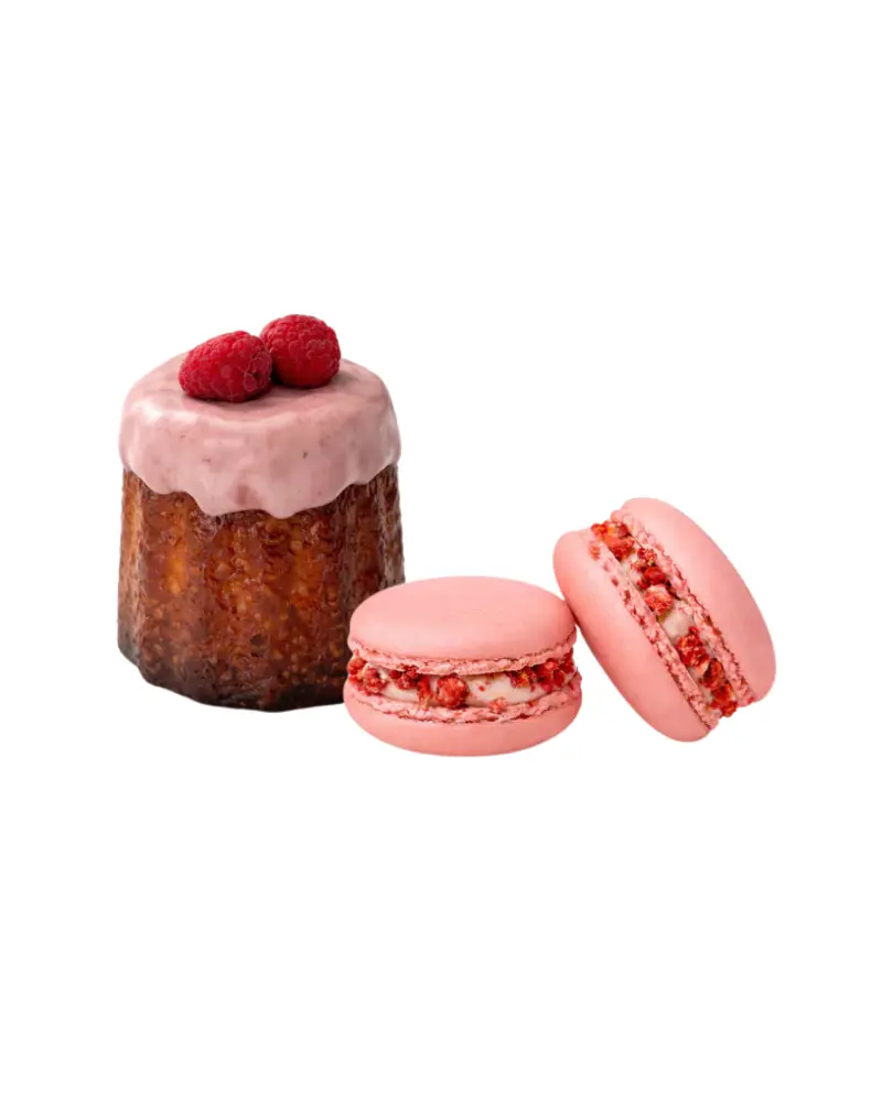 Aviečių kanelė + Braškių makaronsas