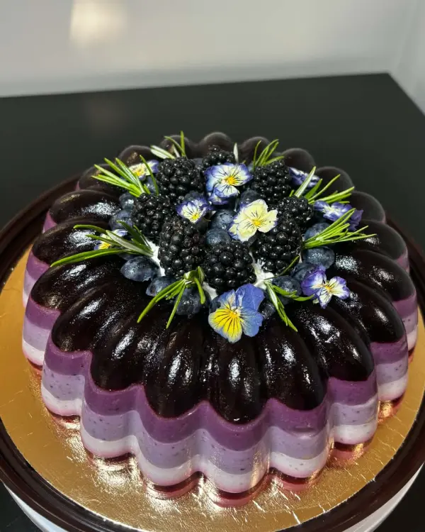 Natūralus želė tortas su vaisiais ir uogomis LOTUSAS, ~2,8 kg