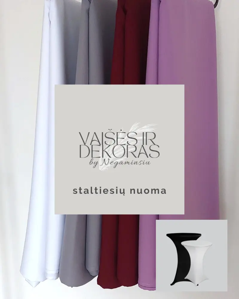 Staltiesių nuoma šventei