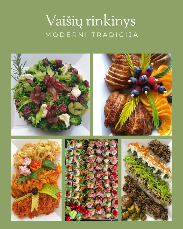 Vaišių stalas "Moderni tradicija" (6-8 asm.)