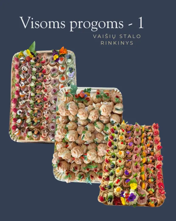 Vaišių stalo rinkinys VISOMS PROGOMS - 1