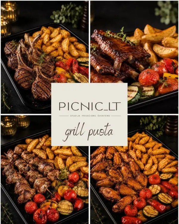 Grill mėsos puota (4 mėsos rūšys)