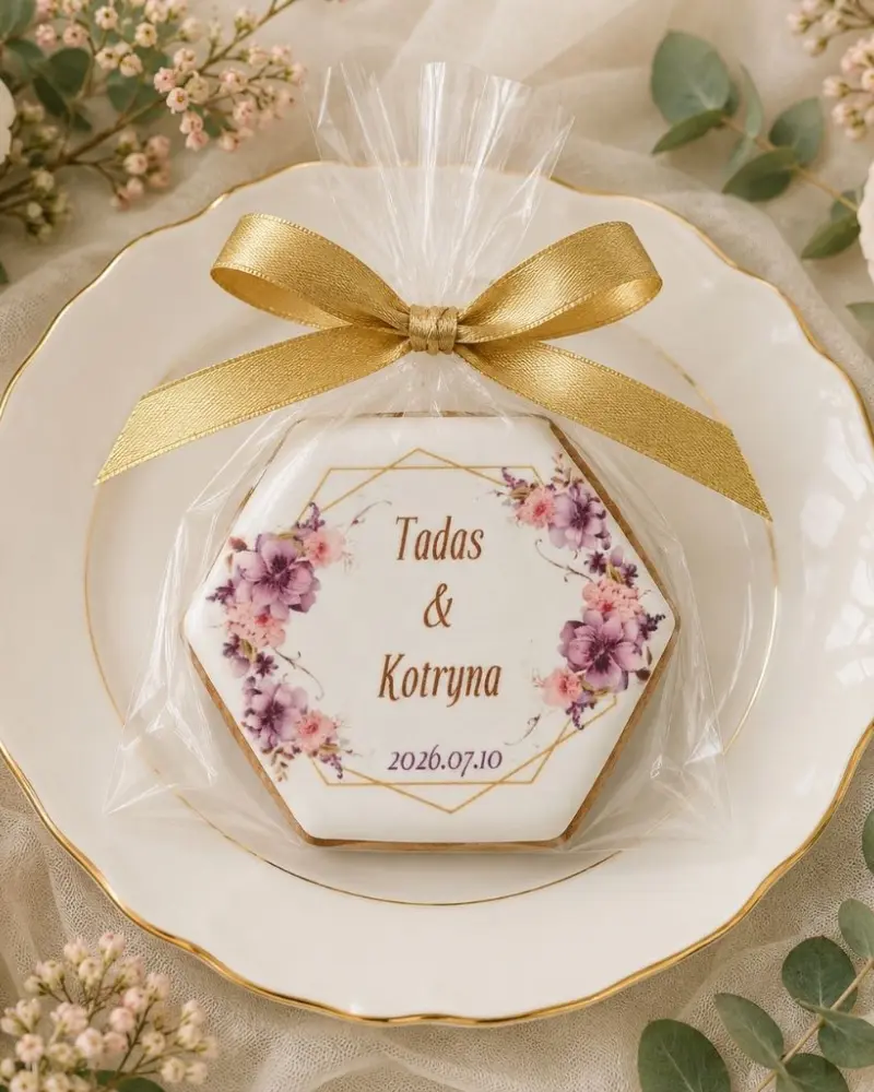 Vestuvinis meduoliukas - stalo kortelė