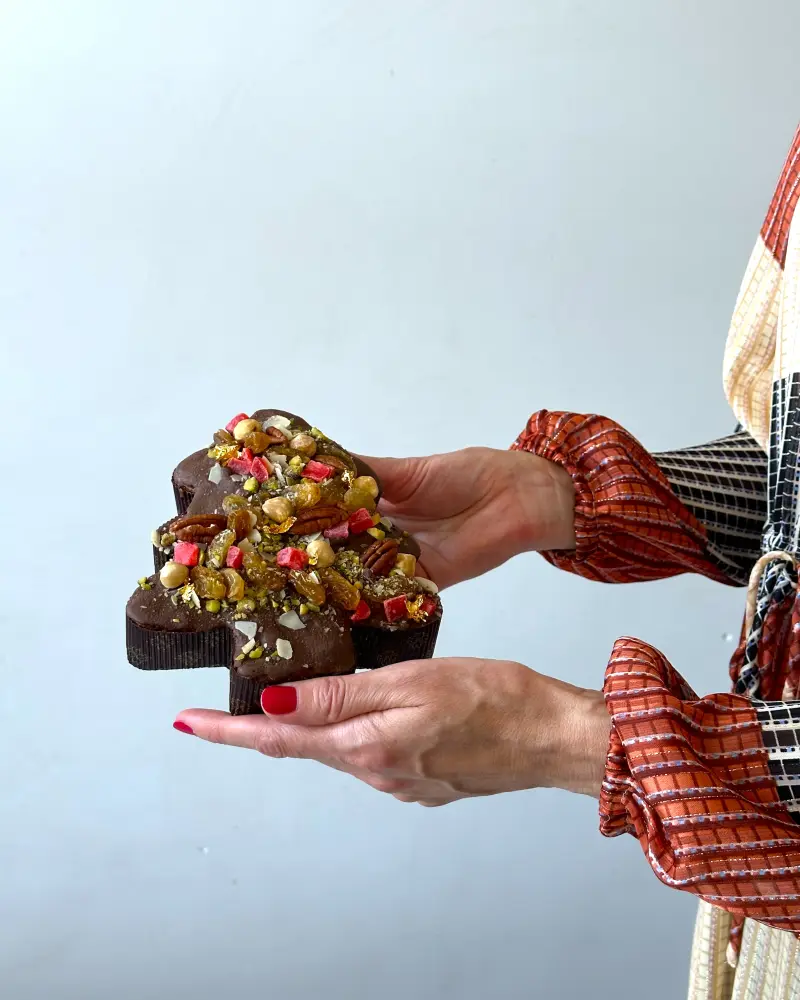 Brandintas pyragas "Kalėdinė eglutė", (nuo 15 vnt.)