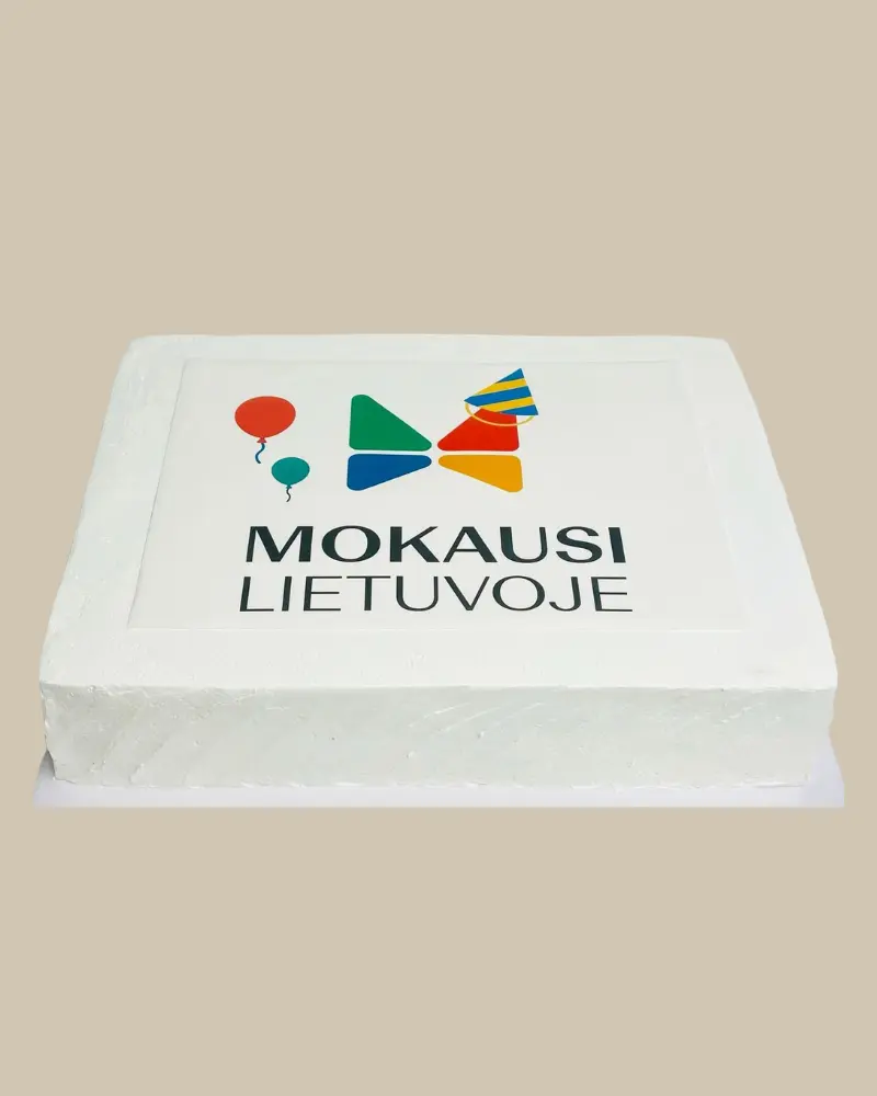 Tortai ĮMONĖMS su logotipu