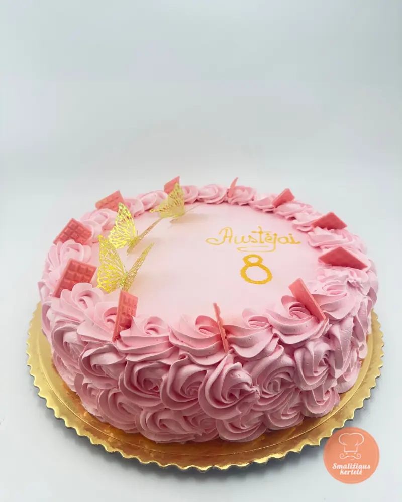 Proginis gimtadienio tortas ROŽĖS