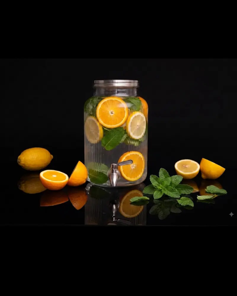 Vanduo su mėta ir citrusais, 5L