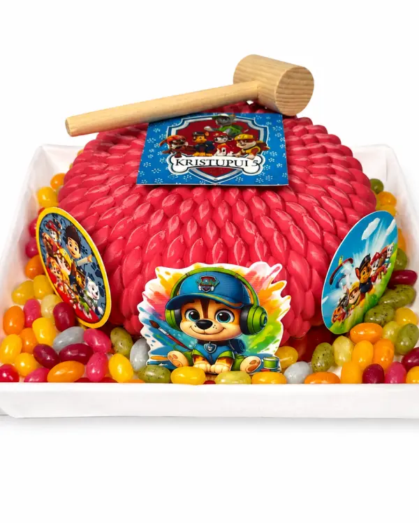 Daužomas tortas Šunyčiai patruliai