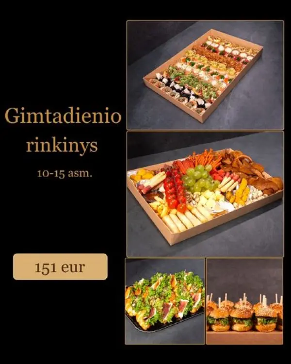 Gimtadienio rinkinys (10 ar 15 asm.)