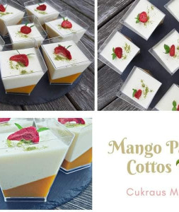 Panna Cotta su mango